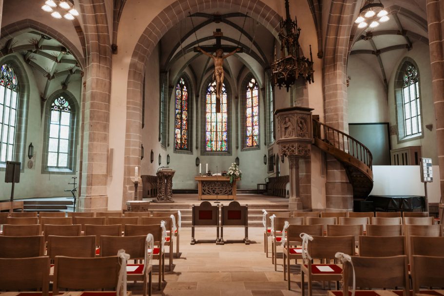 Kirchliche Trauung in der Michaelskirche Waiblingen