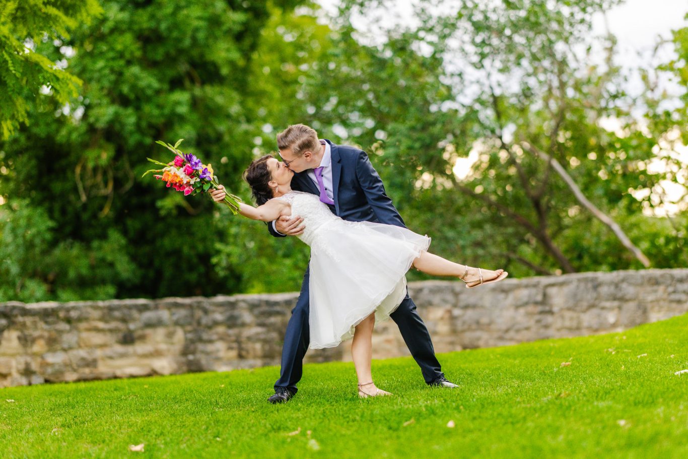 After-Wedding-Shooting an der Burgruine Nippenburg in Schwieberdingen