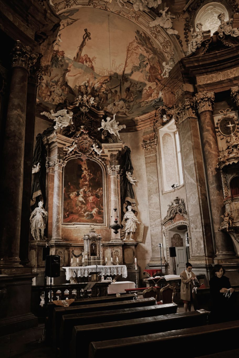 Trauung in der Schlosskirche des Residenzschlosses Ludwigsburg