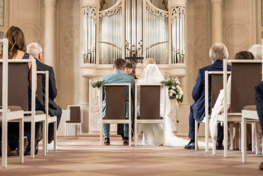 Kirchlicher Trauung in der Schlosskapelle