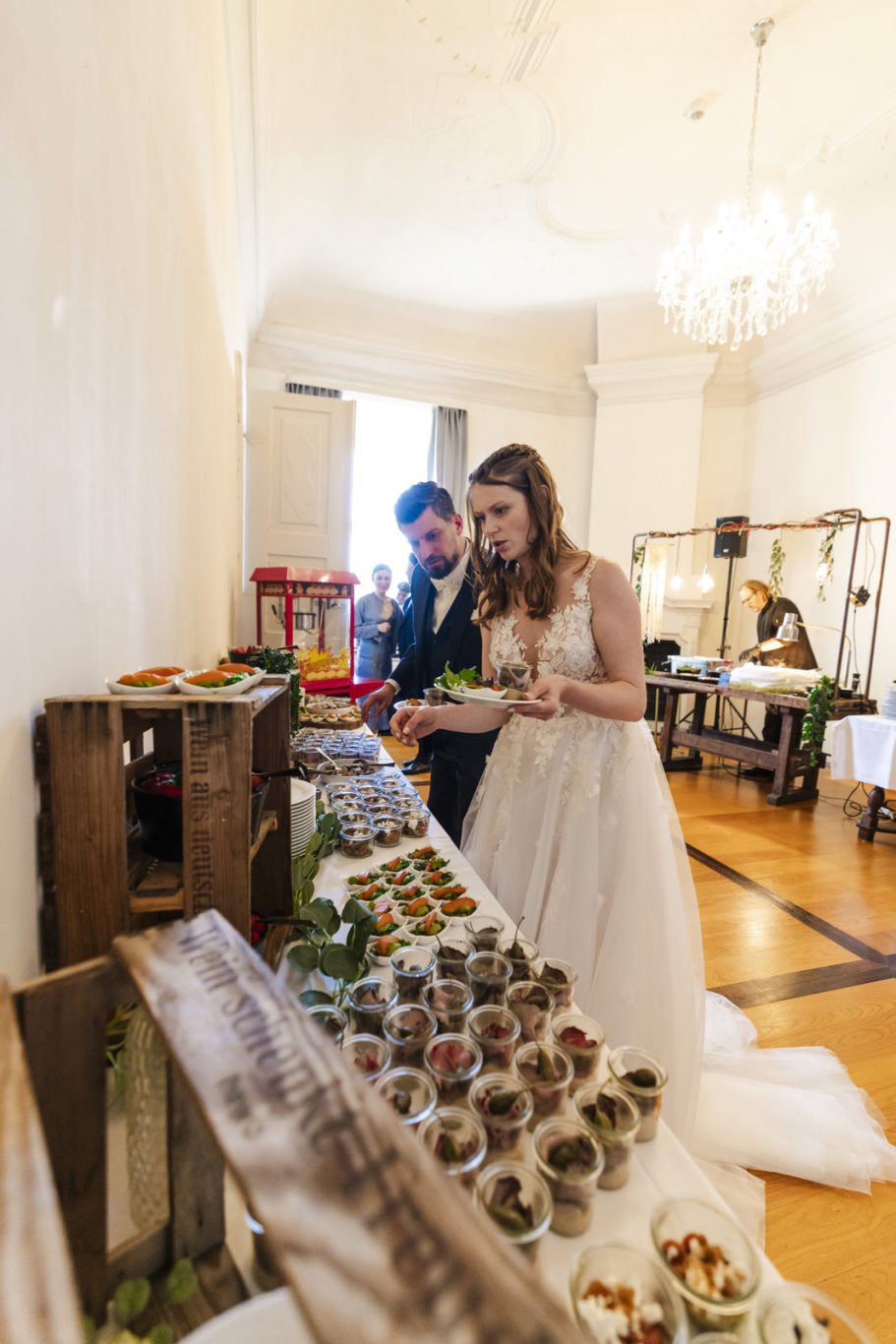 Buffet und gemeinsame Feier