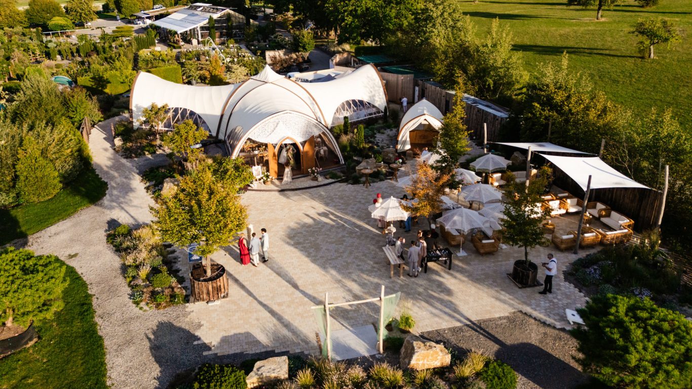 Die sôltē Studios aus der Luft