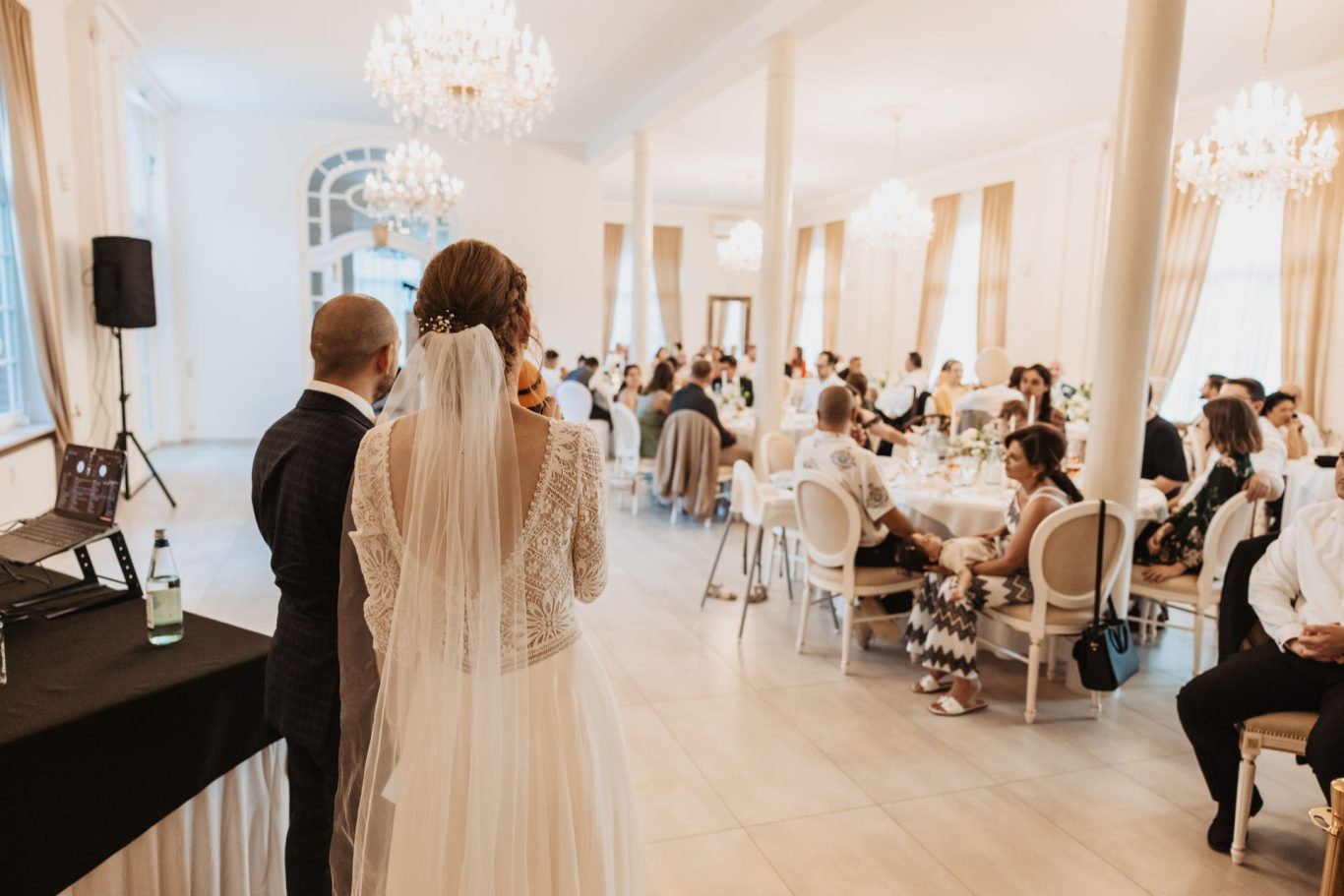 Stimmung der Hochzeit