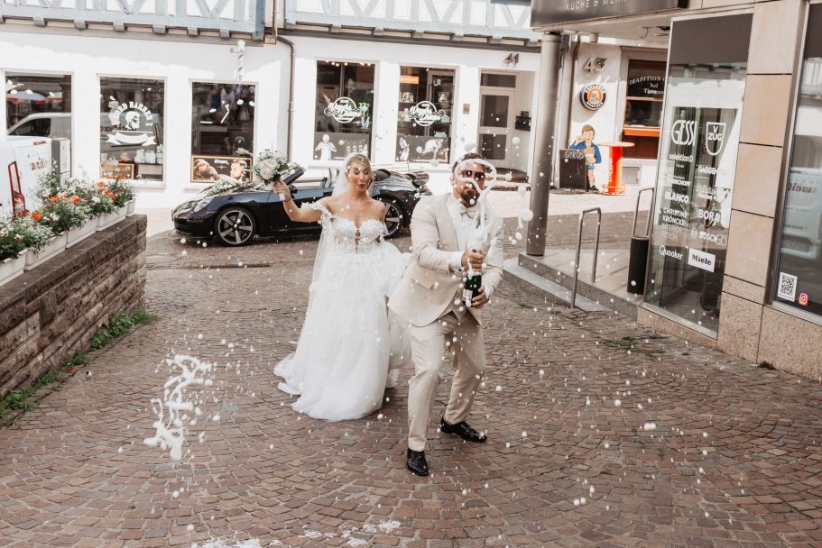 Champagnerflasche im Kameralamtskeller