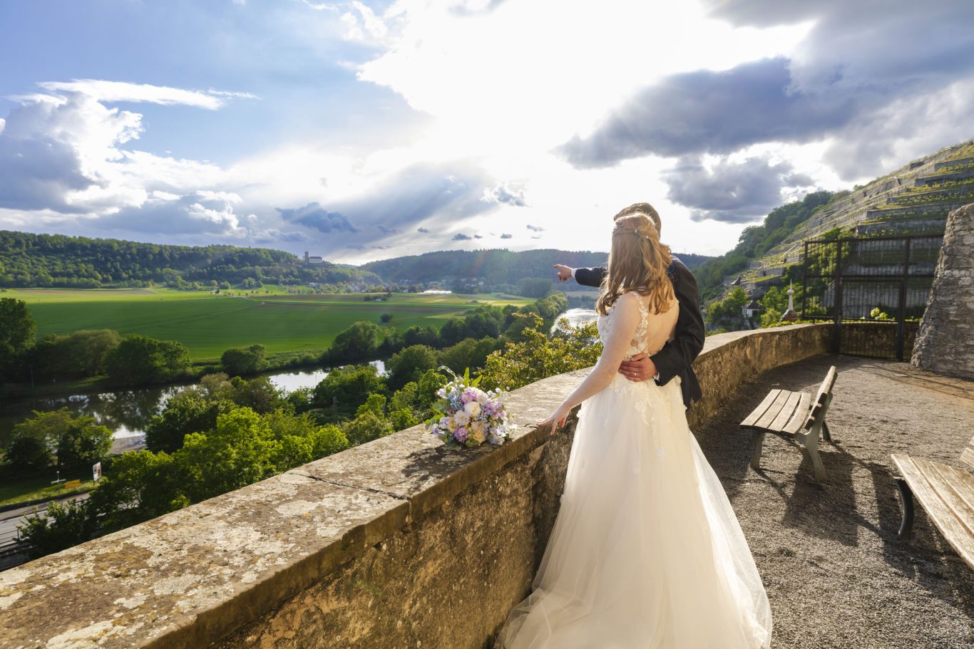 Brautpaarshooting auf Schloss Horneck
