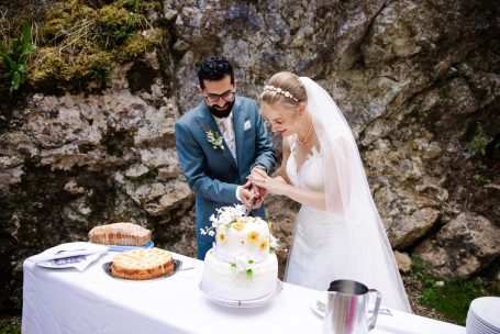 Hochzeitsfotografie Sektempfang